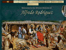 Tablet Screenshot of alfredoartist.com